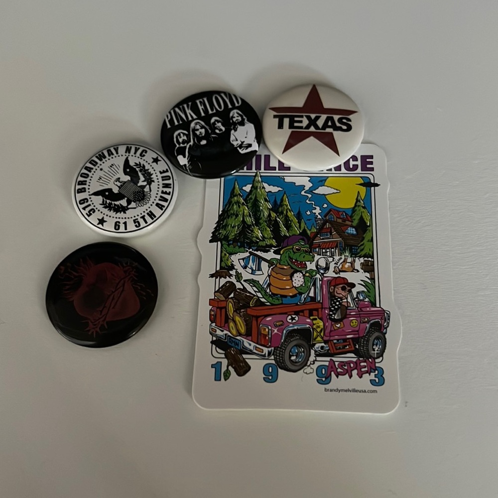 BUTTON + STICKER PACK